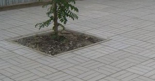 Качественная тротуарная плитка серого цвета в Новомосковске в октябре