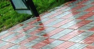 Профессиональная укладка цементной тротуарной плитки в Новомосковске в октябре