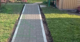Укладка садовых дорожек в Новомосковске: стоимость от 929 руб. от ТротуарнаяПлитка